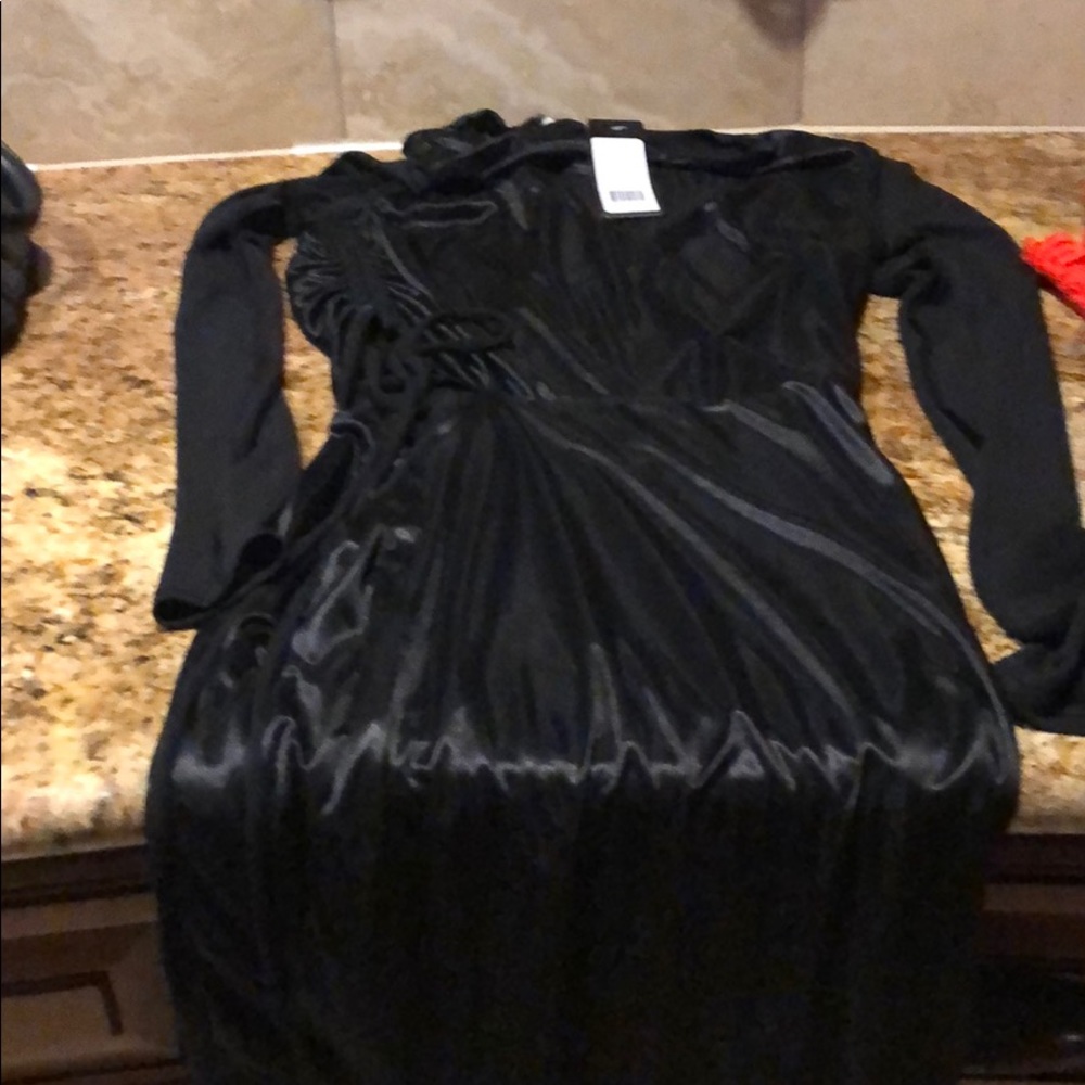 Bebe shirred dress